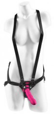 6" strap-on suspender harness set