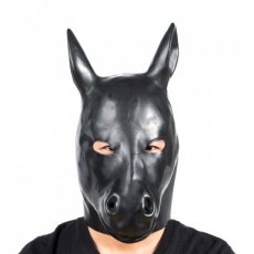 Black Horse Head Mask 49034M4M Black Horse Head Mask