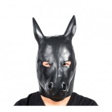 Black Horse Horse Head Mask