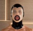 Black Latex Hood - DeviantVeil™ 10858ME Black Latex Hood - DeviantVeil™