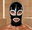 Black Latex Hood - LuchaNoir™ 10852ME Black Latex Hood - LuchaNoir™
