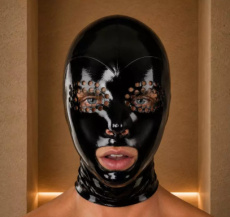 Black Latex Hood - ShadowEyes