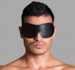 Blindfold in Leather - With Flexible Headband 5278 Blindfold in Leather - With Flexible Headband