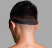 Blindfold in Leather - With Flexible Headband 5278 Blindfold in Leather - With Flexible Headband