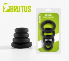Brutus Cockring Set 139417DS BRUTUS Big Bulge - HyperSoft Silicone Cockring Set