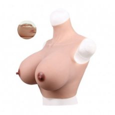 Bust Silicone Breasts High Neck Cup 90A