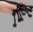 Cat O’ Nine Braided 10114ME Cat O’ Nine Braided Flogger with Double Knots