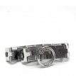 Collar With Gem Lock 138938DS Stainless Watch Link Collar With Gem Lock Silver