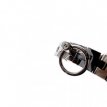Collar With Gem Lock 138938DS Stainless Watch Link Collar With Gem Lock Silver