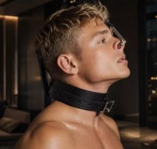 Neushaak bondage halsband