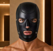 ControlShift™ 4476ME ControlShift™ by MEO® - BDSM Leather Hood with Eye Mask and Mouth Cover