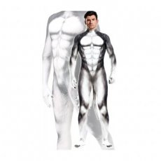Dog Cosplay Jumpsuit 13567 M4M Gray Husky Dog Cosplay Jumpsuit