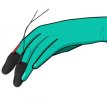 ElectraStim Explorer Silicone Noir Finger Sleeves ElectraStim Explorer Silicone Noir Finger Sleeves
