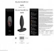 ElectraStim Silicone Noir Rocker Butt Plug 135947D ElectraStim Silicone Noir Rocker Butt Plug