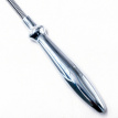 Flexible Aluminium paddle 42cm   12736M4M Flexible paddle 42cm + Silver anal plug