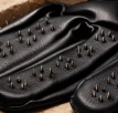 Gloves with Spikes and Padlock 2622ME Gloves with Spikes and Padlock