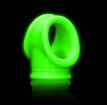 Glow-in-the-Dark Cockring & Ball Stretcher 3697ME Glow-in-the-Dark Cockring & Ball Stretcher