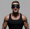 Leather BDSM Blindfold – Black Diamond™  10402 Leather BDSM Blindfold – Black Diamond™