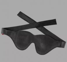 Leather Blindfold  5258ME Comfortable Padded Blindfold for Sensory Deprivation & BDSM