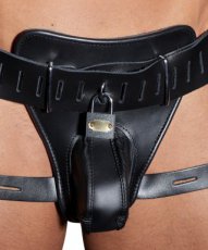 Leather Chastity String