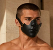 Lockable Face Mask with Gag 10766ME Lockable Face Mask with Gag