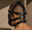 MEO® SlaveHarness™9766ME MEO® SlaveHarness™ - Lockable Leather Head Harness with Muzzle