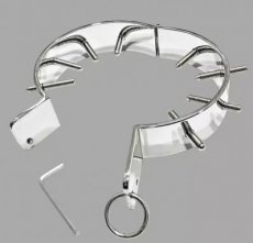 Metal BDSM Collar with Spikes 3148ME Metal BDSM Collar with Spikes
