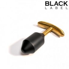 Metal Butt Diamond Plug Black/Gold 141000DS Metal Butt Diamond Plug Black/Gold