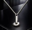 Necklace with Wartenberg Wheel 10593ME Necklace with Wartenberg Wheel