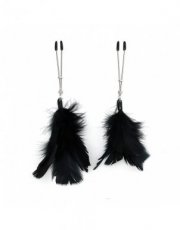 Nipple clamps with feathers