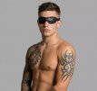 Padded Leather Blindfold 8679ME Padded Leather Blindfold
