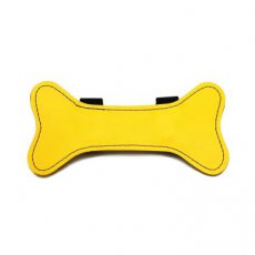 PUPPY BONE IN YELLOW LEATHER
