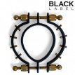 Pussy Clamp 2.0 w. Spikes Black/Gold 140902DS Pussy Clamp 2.0 w. Spikes Black/Gold