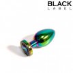 Rainbow Metal Jewelled Buttplug 141181DS Rainbow Metal Jewelled Buttplug