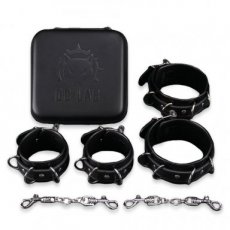 Dungeon Lab Hunter Restraints Set Black/Black