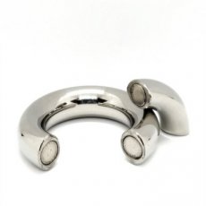 Stainless Steel Magnetic Donut 137066-69 Cock Ring Stainless Steel Magnetic Donut Cock Ring
