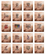 Temporary tattoo 9 x 6.5cm 28928 M4M