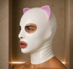 White Latex Hood - KittyBlush™ 10855ME White Latex Hood - KittyBlush™