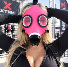 XTRM PINK White FUSION XTRM PINK WHITE FUSION – Modular Rubber Mask